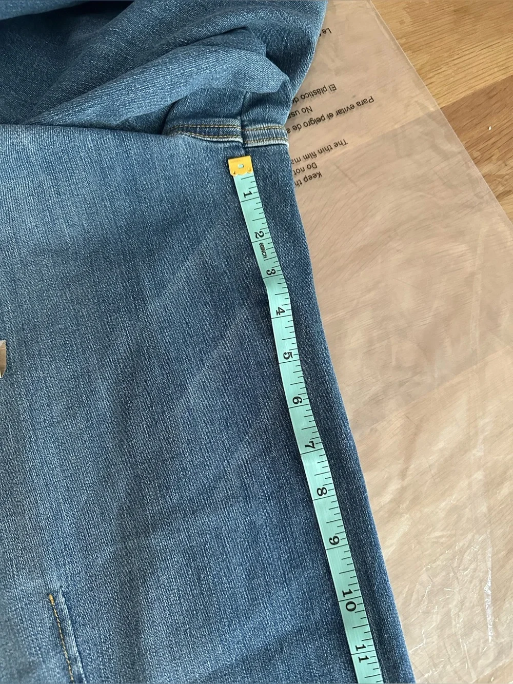 Women's XL Spanx ‎ Jeans  Seamed Front Wide Leg Jeans